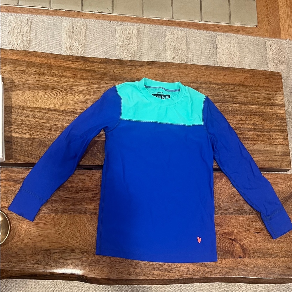 JCrew Crewcuts Rash Guard Size 6-7 UPF 50+